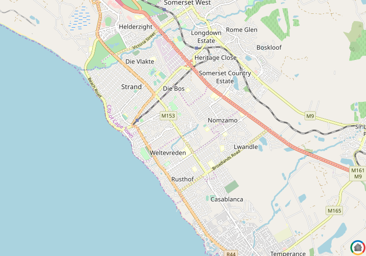 Map location of Guldenland